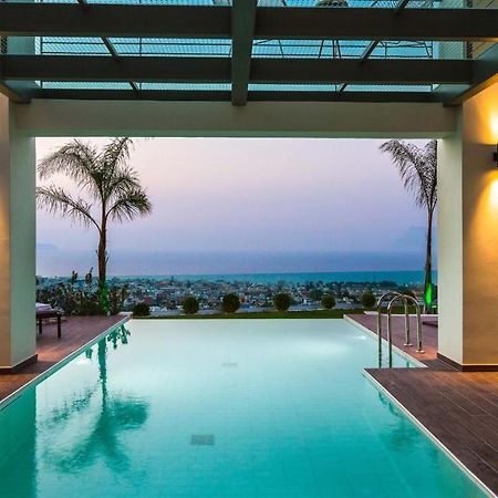 Villa Emilia I Luxury, Amazing Seaview, Next To The Town Kíssamos Exterior foto