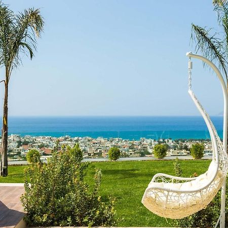 Villa Emilia I Luxury, Amazing Seaview, Next To The Town Kíssamos Exterior foto